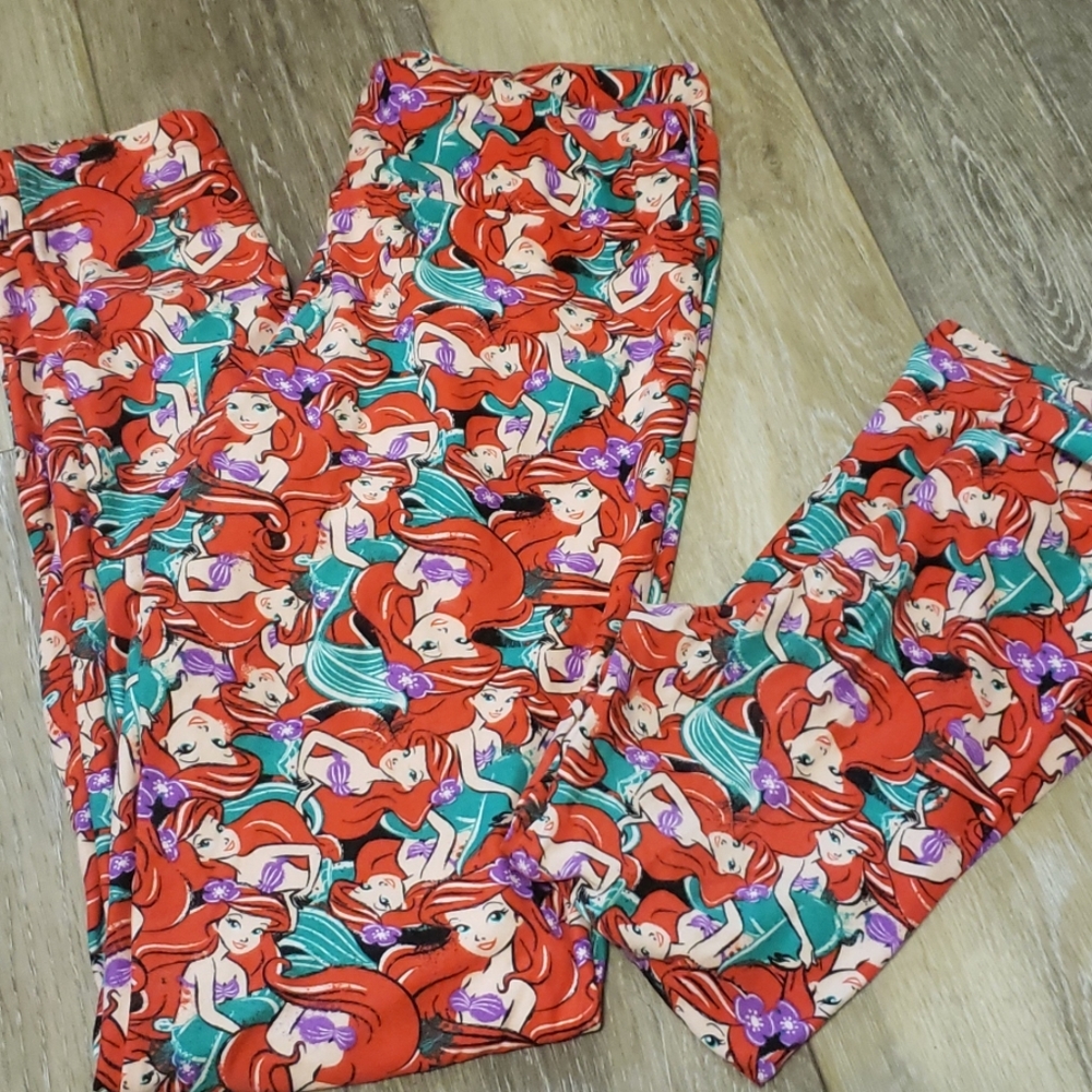 Mommy and me matching Ariel leggings